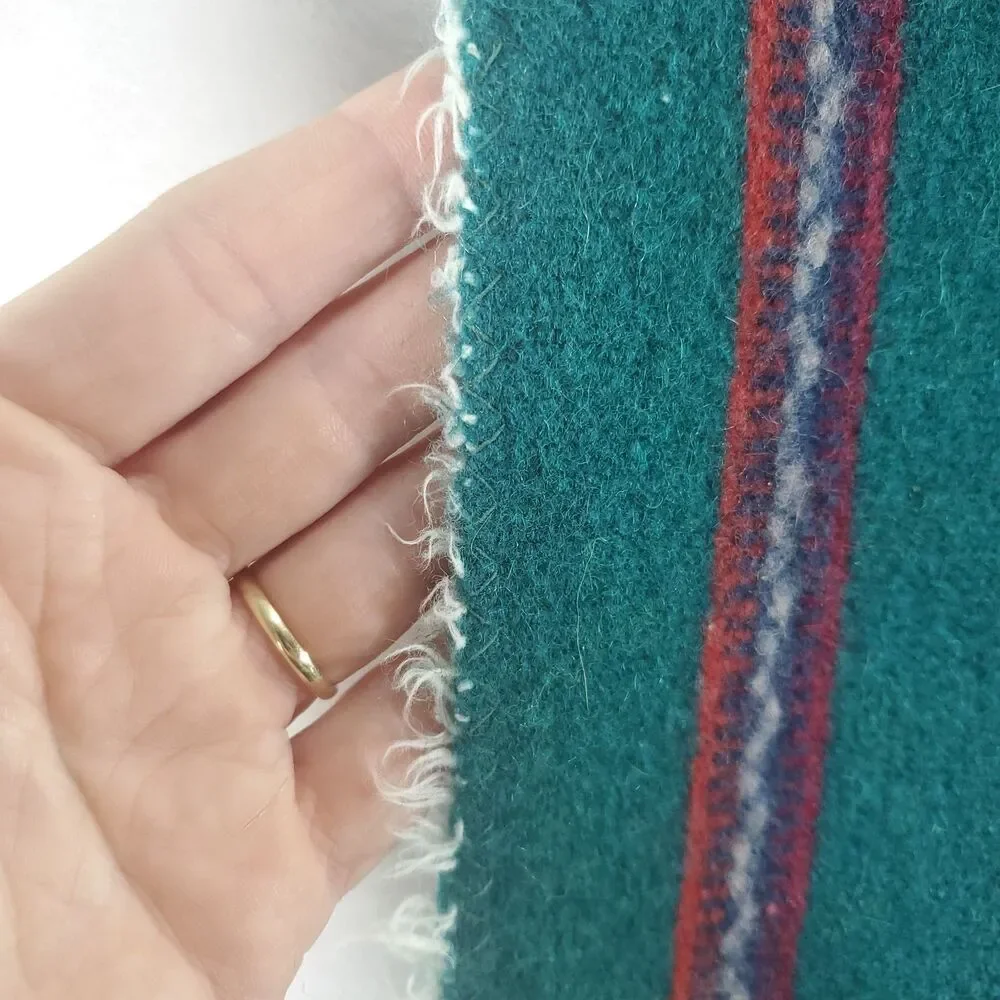 Miniature Saddle Blanket Small Narrow Llama Alpaca Wool Table Runner Equestrian